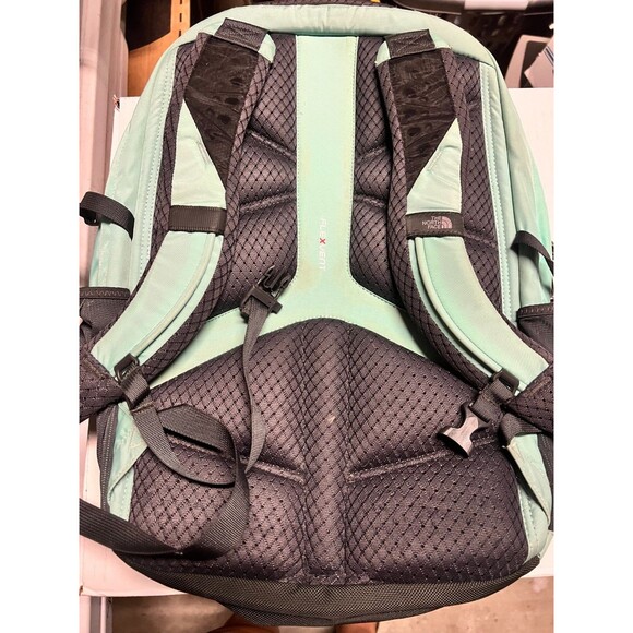The North Face Borealis Backpack Monogrammed Mint Green Gray FlexVent - Picture 6 of 9